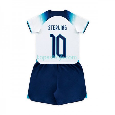 Billiga Fotbollströjor England Sterling 10 Barn Hemma tröja WM 2022 Kortärmad